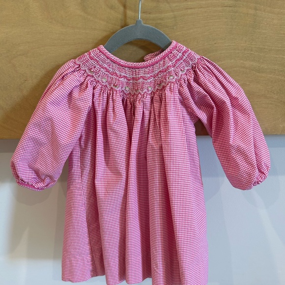 Petit Ami Smocked Flower Knit Dress